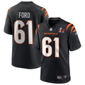 Cody Ford Cincinnati Bengals  Super Bowl LVI Game Jersey - Black