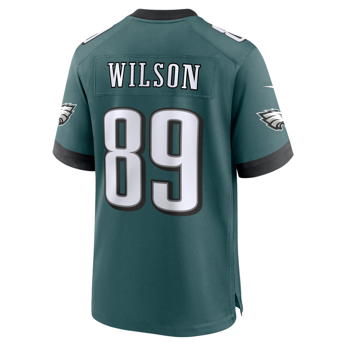 Johnny Wilson Philadelphia Eagles  Team Game Jersey - Midnight Green