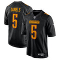 Washington Commanders Jayden Daniels  Carbon Black Fashion Jersey
