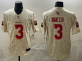 Men's Arizona Cardinals Budda Baker #3 Natural 2025 Rivalries Collection Limited Jersey