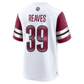 Washington Commanders Jeremy Reaves White Game Jersey