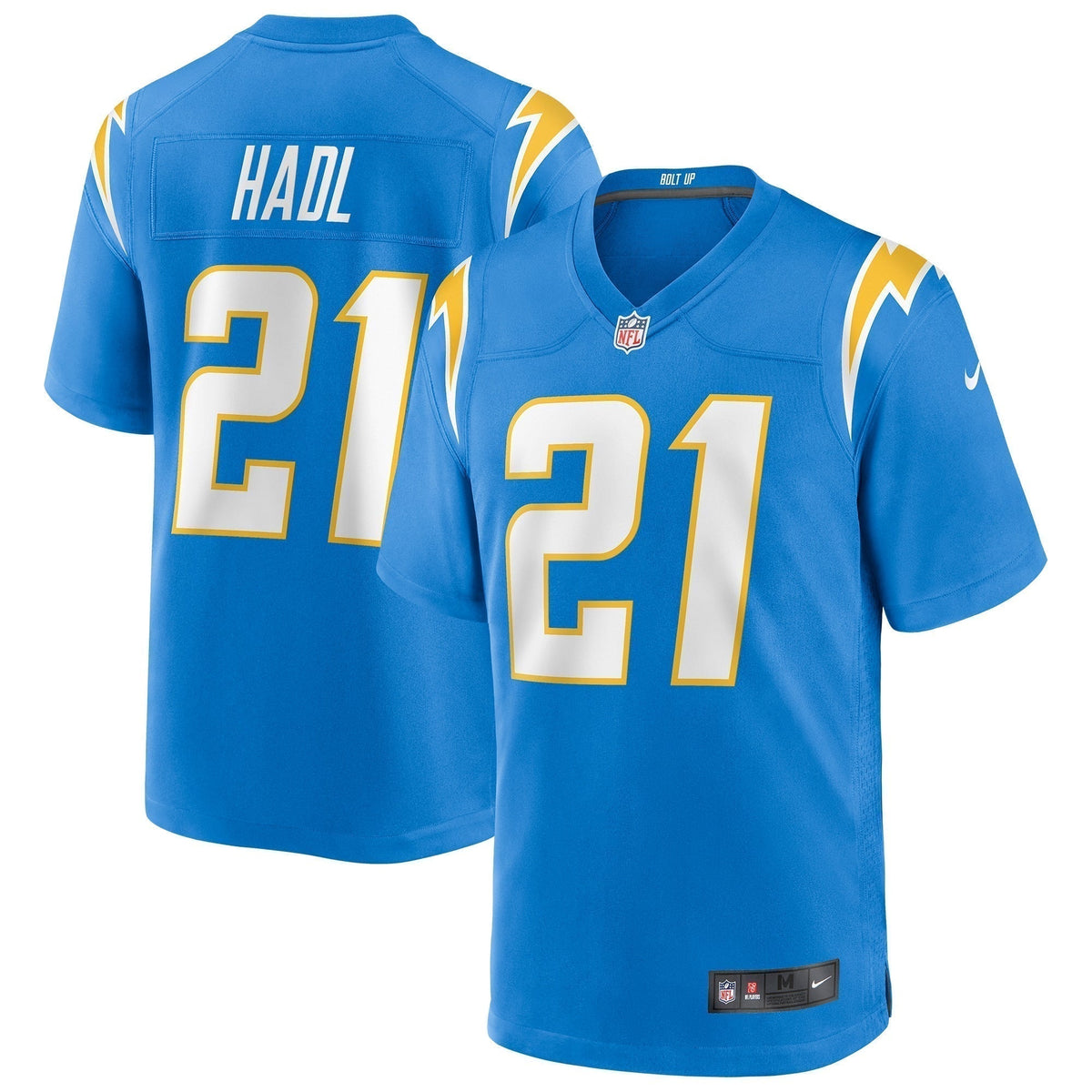 John Hadl Los Angeles Chargers  Game Retired   Jersey - Powder Blue