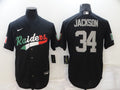 Men's Las Vegas Raiders Bo Jackson Black Game Jersey Joint Edition