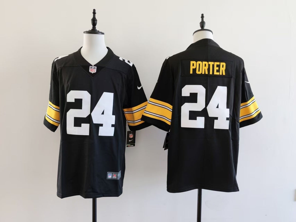 Men's Pittsburgh Steelers Joey Porter  Jersey -  Black-No team logo