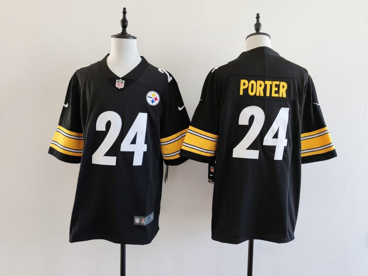 Men's Pittsburgh Steelers Joey Porter  Jersey -  Black
