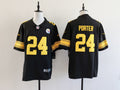 Men's Pittsburgh Steelers Joey Porter  Jersey -  Black-yellow numbers