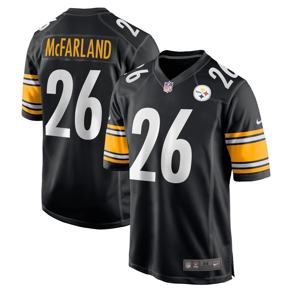 Anthony McFarland Jr. Pittsburgh Steelers  Game   Jersey - Black