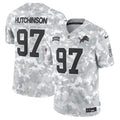 Aidan Hutchinson Detroit Lions  2024 Salute to Service Limited Jersey - Arctic Camo