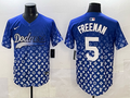 Men's Los Angeles Dodgers Freddie Freeman Royal Game Jersey