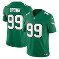 Philadelphia Eagles Jerome Brown Kelly Green Alternate Vapor F.U.S.E. Limited Jersey