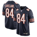 Chicago Bears Colston Loveland  Navy 2025 NFL Draft First Round Pick Game Jersey