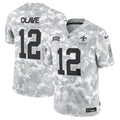 Chris Olave New Orleans Saints  2024 Salute to Service Limited Jersey - Arctic Camo