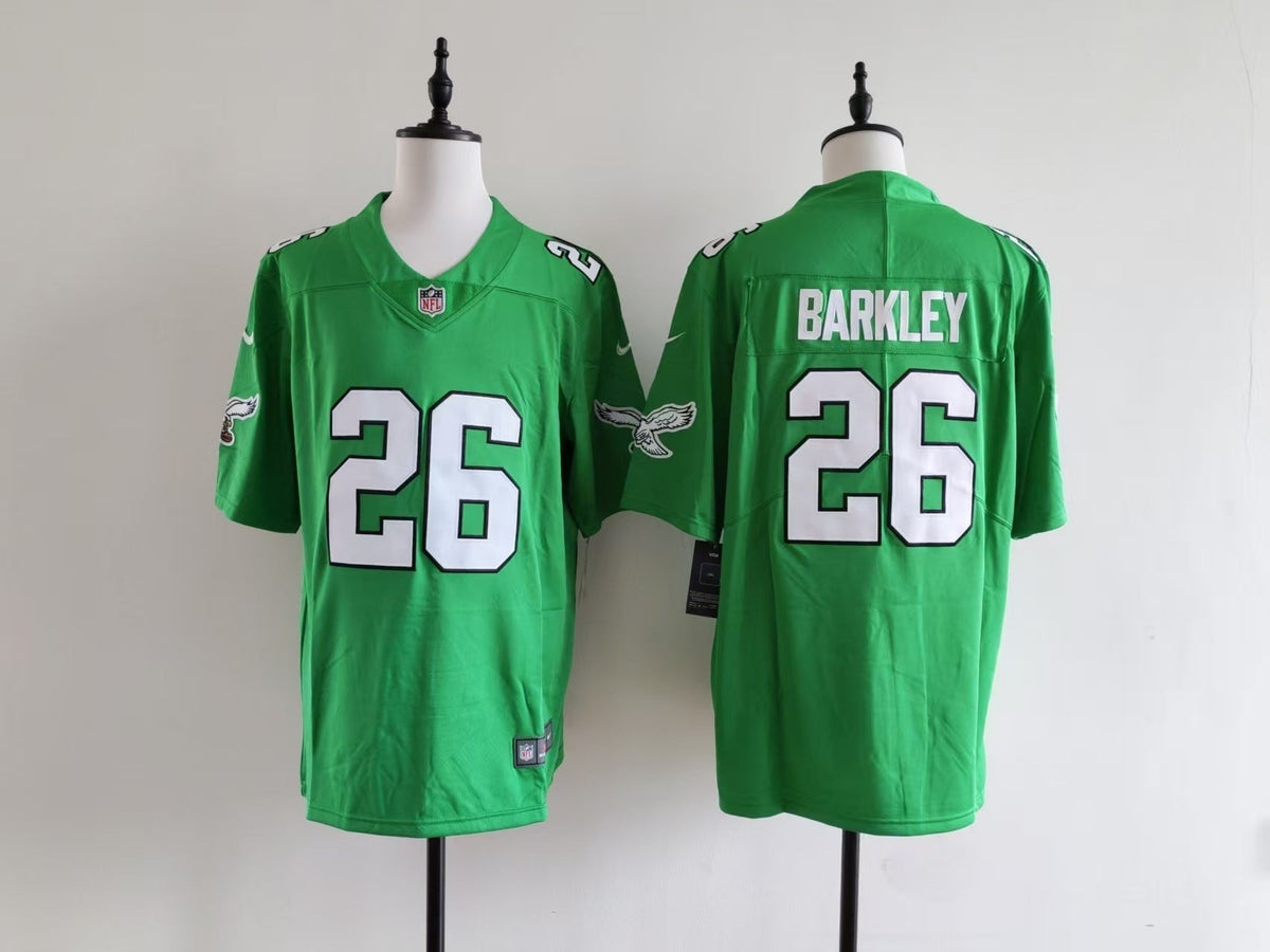 Men's Philadelphia Eagles Saquon Barkley  Jersey-green