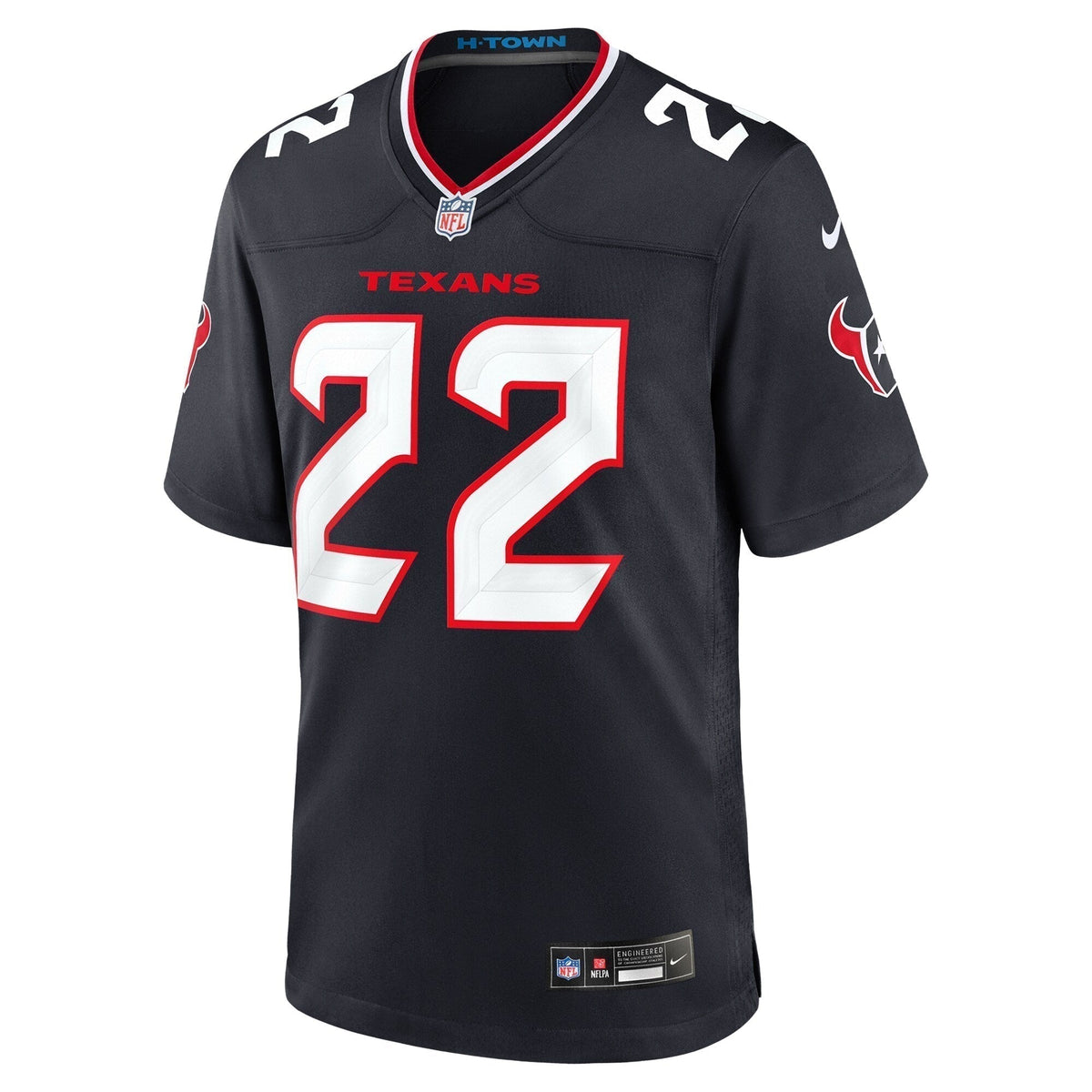 Cam Akers Houston Texans  Team Game Jersey -  Navy