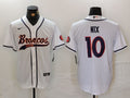 Men's Denver Broncos Bo Nix White Game Jersey