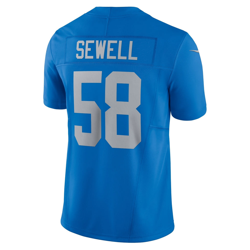 Penei Sewell Detroit Lions  Vapor F.U.S.E. Alternate Limited Jersey - Blue