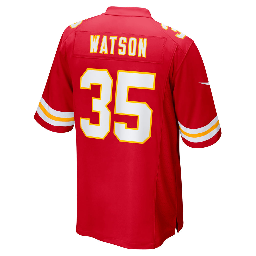 Jaylen Watson Kansas City Chiefs  Game   Jersey - Red