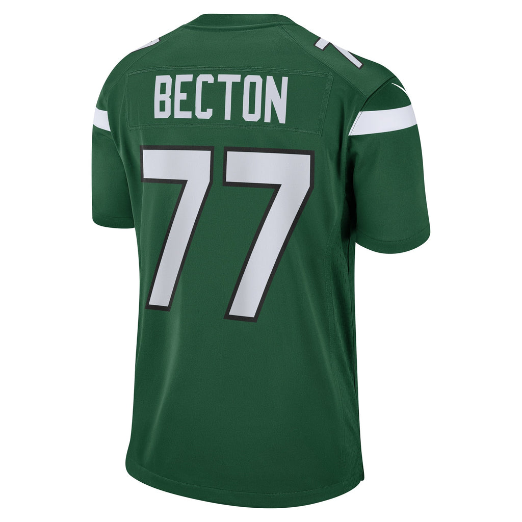 Mekhi Becton New York Jets    Game Jersey - Gotham Green