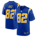 Brenden Rice Los Angeles Chargers  2024 NFL active 2nd Alternate Game   Jersey - Royal