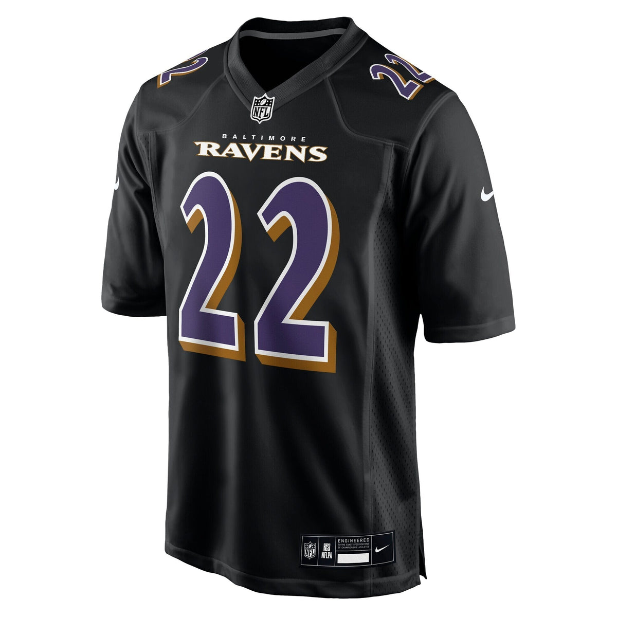 Baltimore Ravens Derrick Henry Carbon Black Fashion Jersey