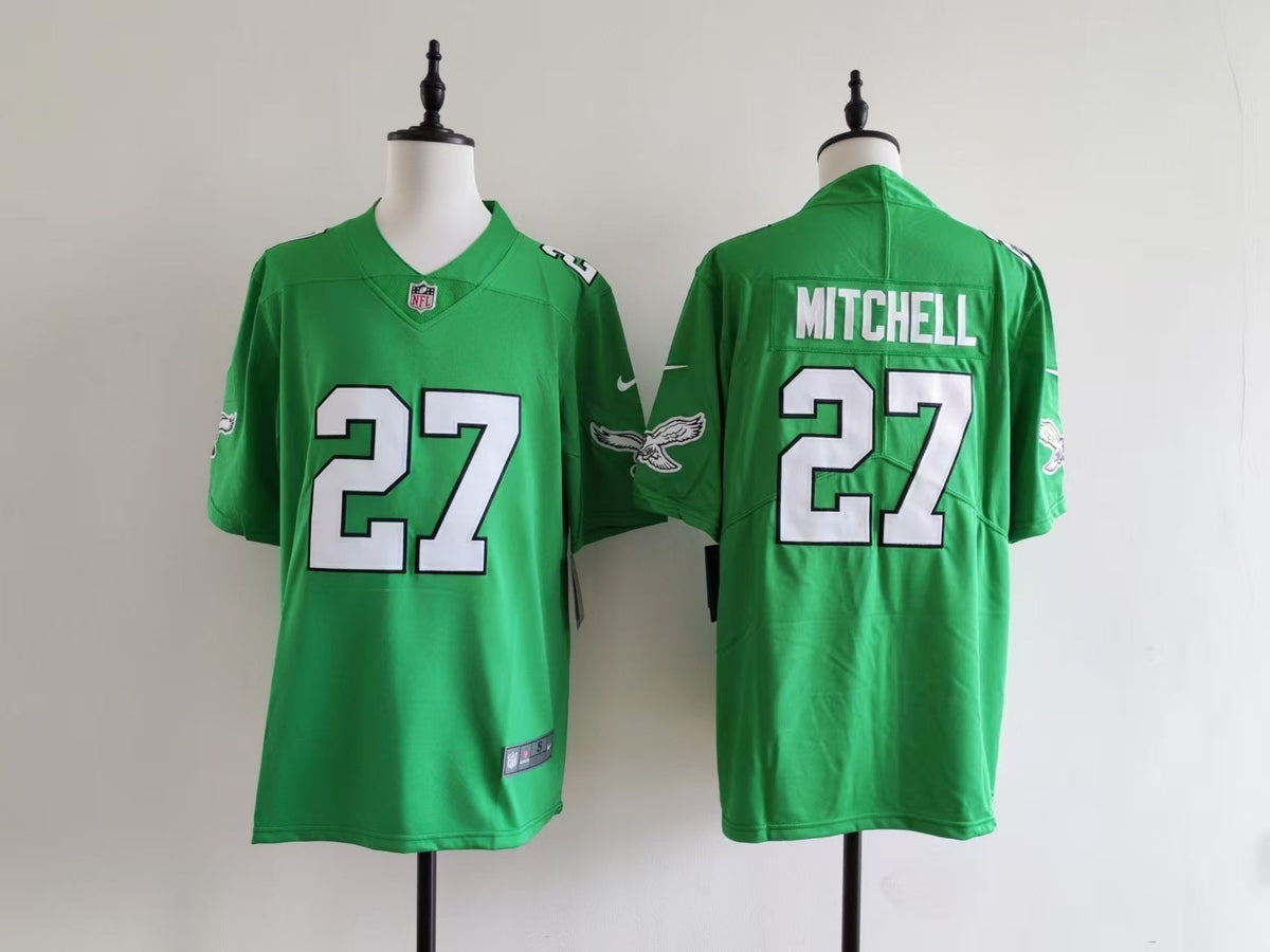 Men's Philadelphia Eagles Quinyon Mitchell  Jersey-green