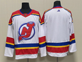 Men's New Jersey1 Devils White Special Edition 2.0 Breakaway Blank Jersey1
