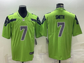 Men's Seattle Seahawks Geno Smith Green Game Jersey
