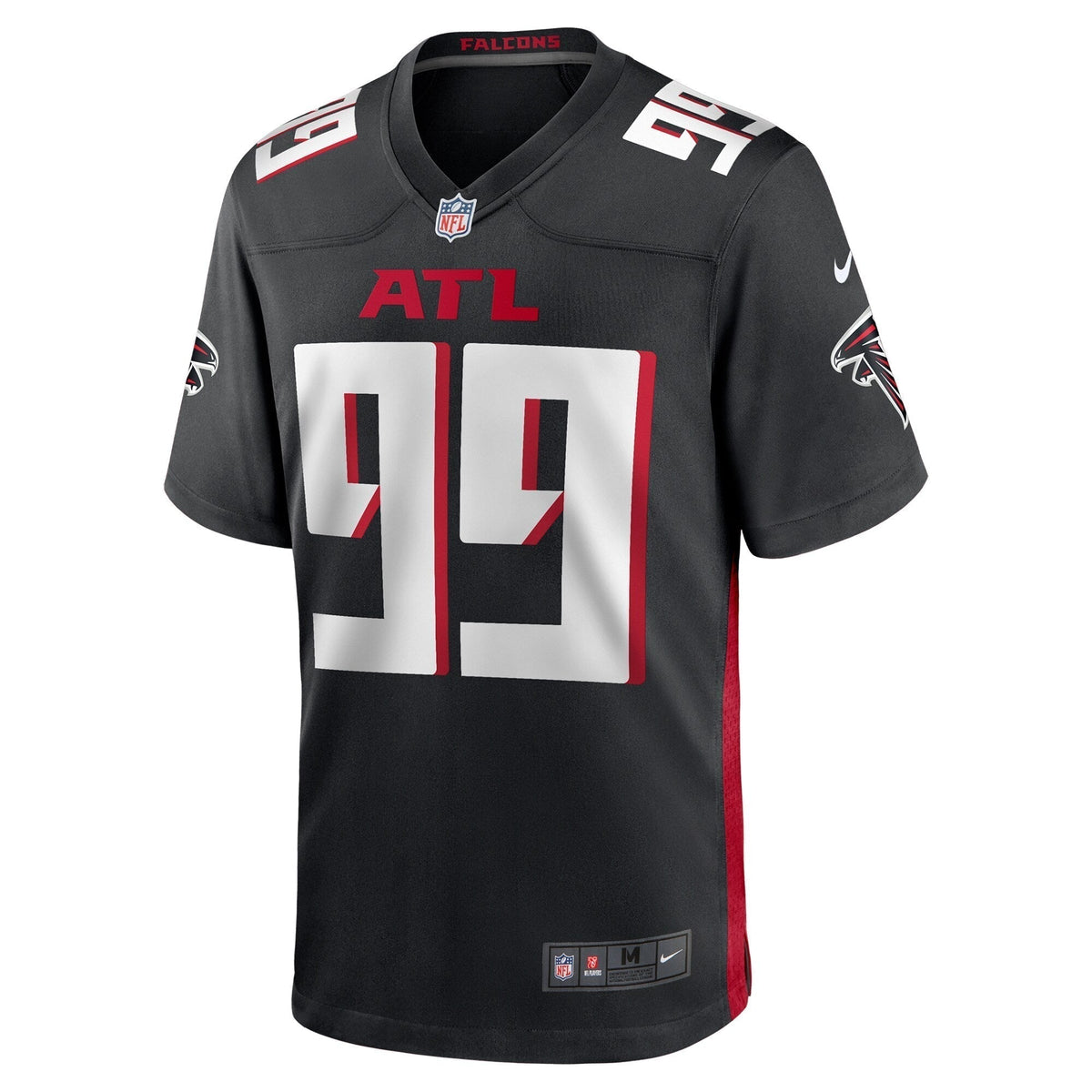 Eddie Goldman Atlanta Falcons  Team Game Jersey -  Black