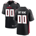 Custom1 Atlanta Falcons Black Game Jersey1