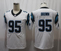 Men's Carolina Panthers Derrick Brown White Player Game Jersey