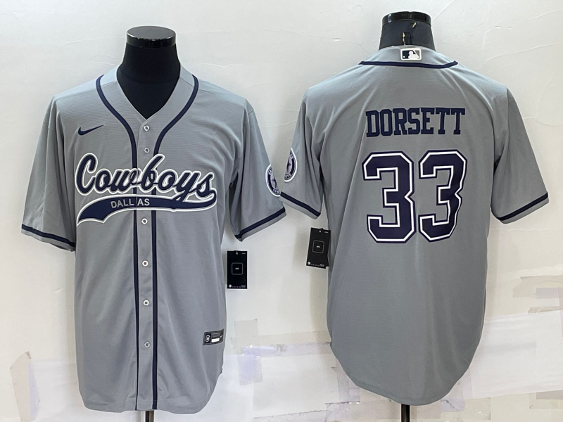 Men's Dallas Cowboys Tony Dorsett Gray Game Jersey Joint Edition