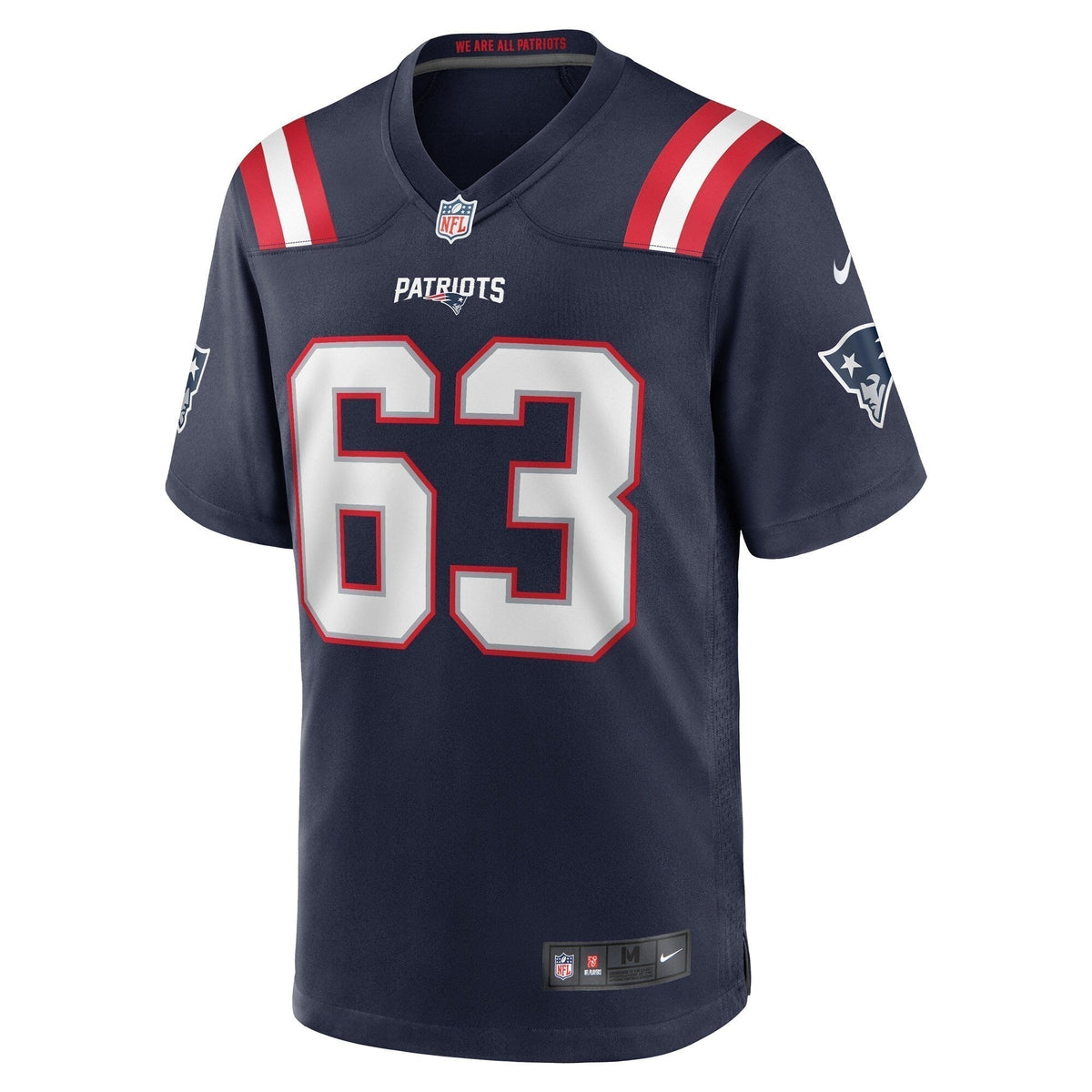 Chasen Hines New England Patriots  Game   Jersey - Navy