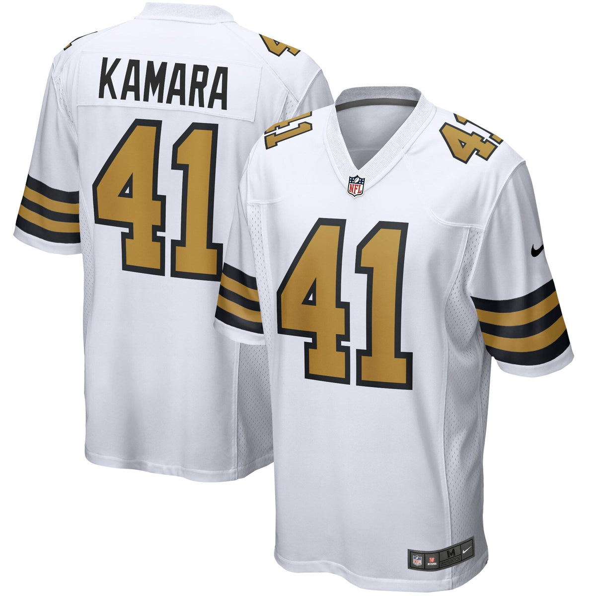 Alvin Kamara New Orleans Saints  Alternate Game Jersey - White