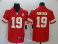 Men's Kansas City Chiefs Joe Montana Red Game Player Jersey