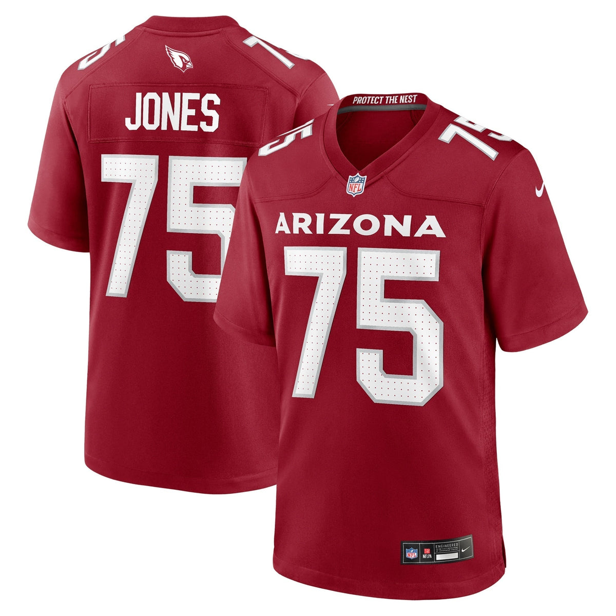 Christian Jones Arizona Cardinals  Team Game Jersey -  Cardinal