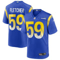 London Fletcher Los Angeles Rams  Game Retired   Jersey - Royal