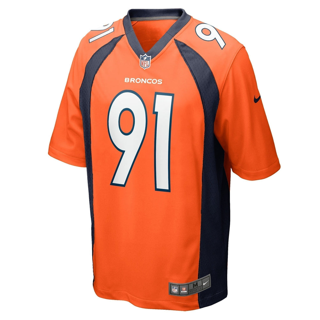 Matt Henningsen Denver Broncos  Game   Jersey - Orange