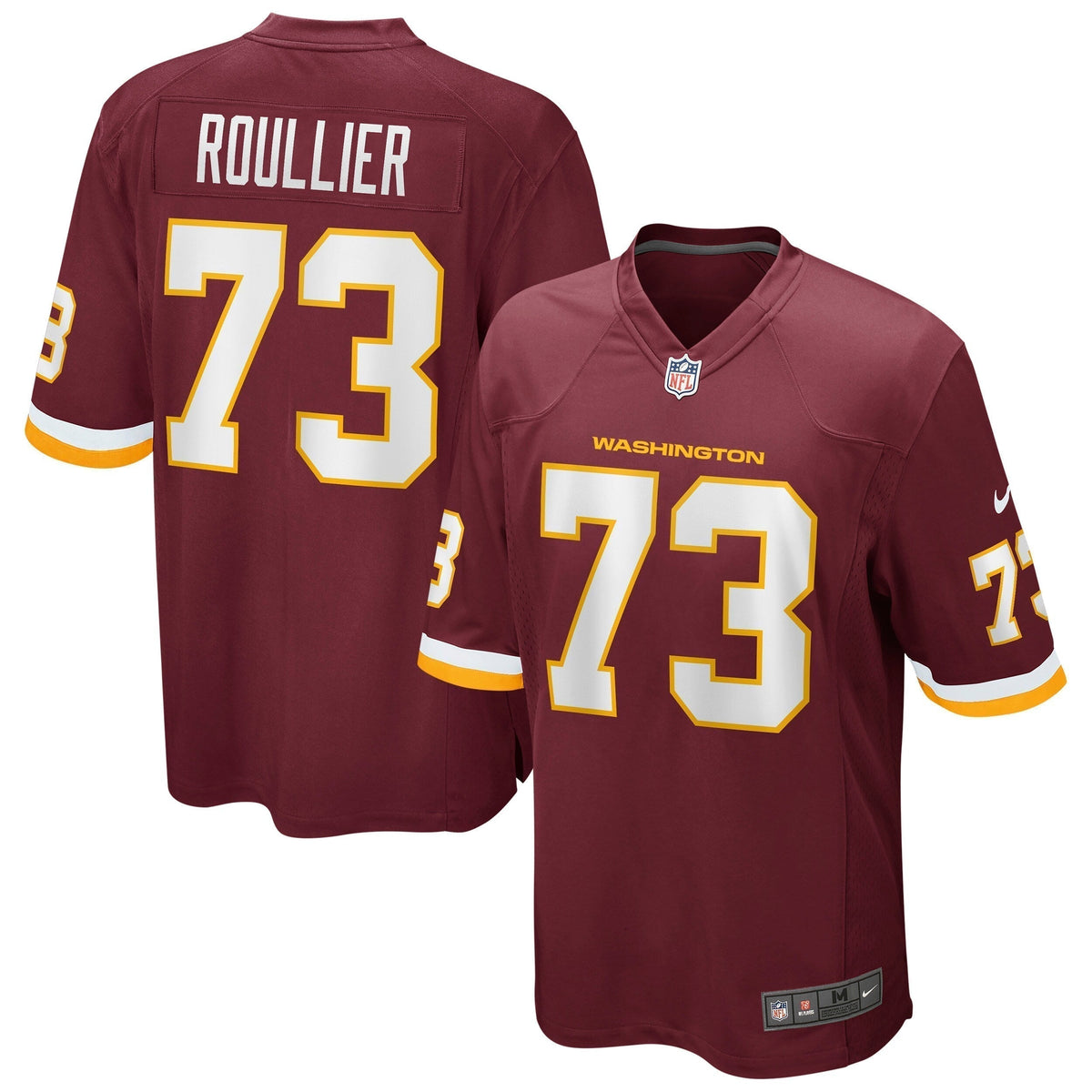 Chase Roullier Washington Football Team  Game   Jersey - Burgundy