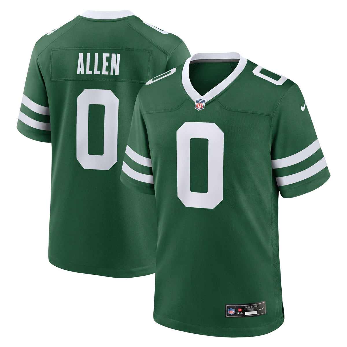 Braelon Allen New York Jets  Game Jersey - Legacy Green