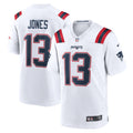 Jack Jones New England Patriots  Game   Jersey - White