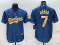Men's Los Angeles Dodgers Julio Urias Blue Game Jersey