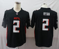 Men's Atlanta Falcons Matt Ryan Black Game Player Jersey