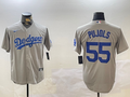 Men's Los Angeles Dodgers Albert Pujols Gray Replica Player Jersey