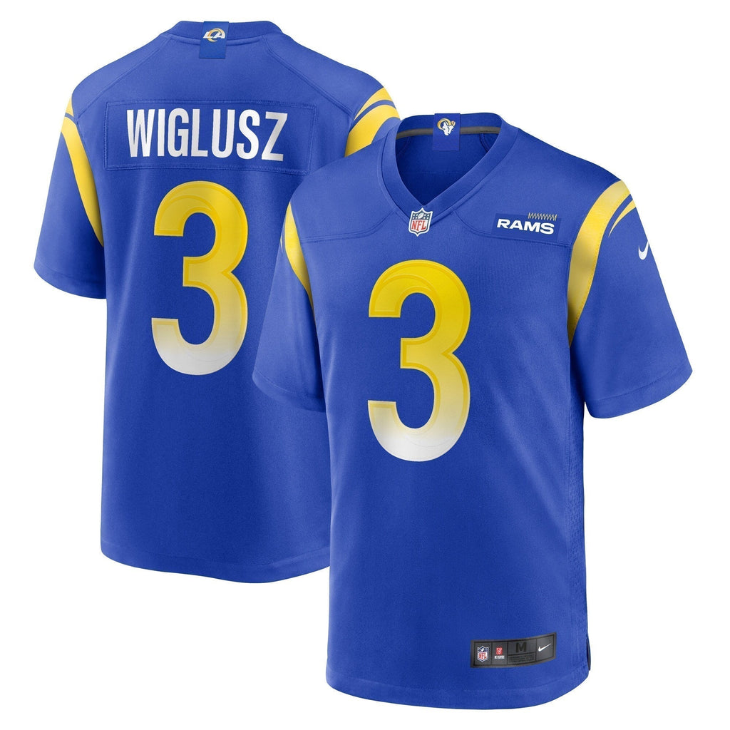 Sam Wiglusz Los Angeles Rams  Game Jersey -  Royal
