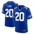Julian Love Seattle Seahawks  Throwback   Game Jersey - Royal