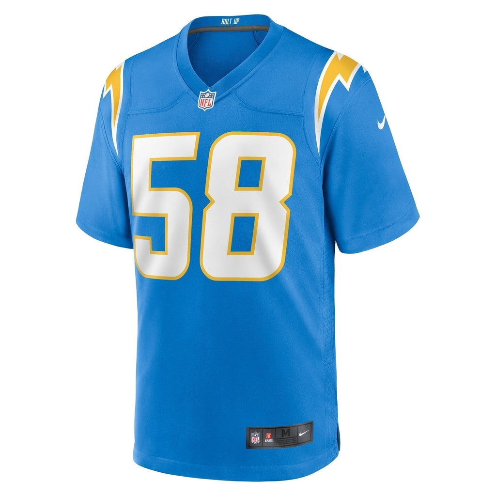 Denzel Perryman Los Angeles Chargers   Game Jersey -  Powder Blue
