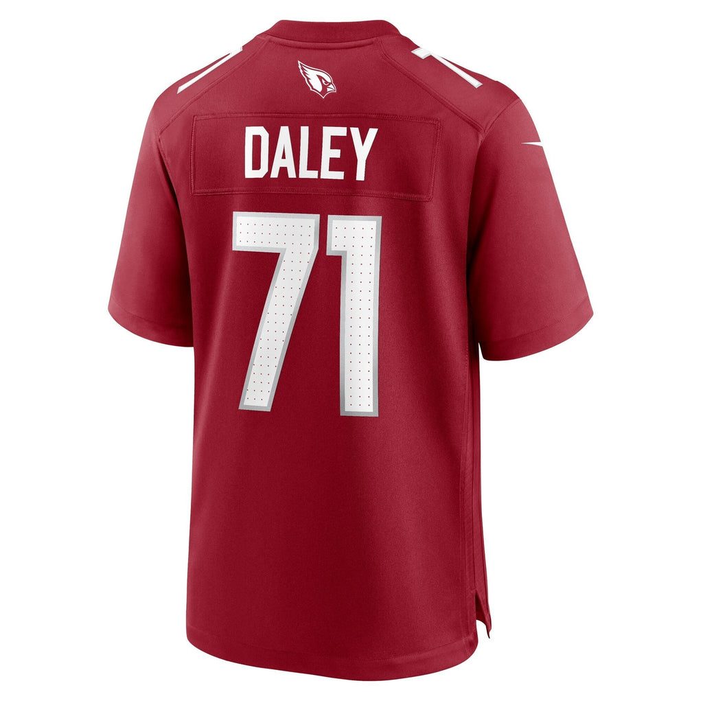 Dennis Daley Arizona Cardinals  Game   Jersey - Cardinal