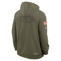 Men's Los Angeles Chargers  Olive 2025 Salute to Service Sideline Standard Issue Dri-FIT Hoodie