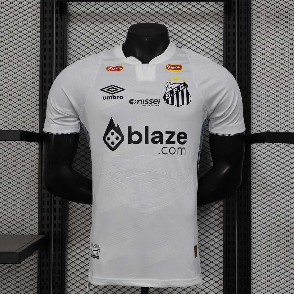 2026 Santos White Advertisement Version Player Jersey