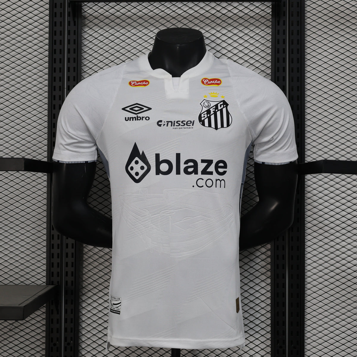 2026 Santos White Advertisement Version Player Jersey
